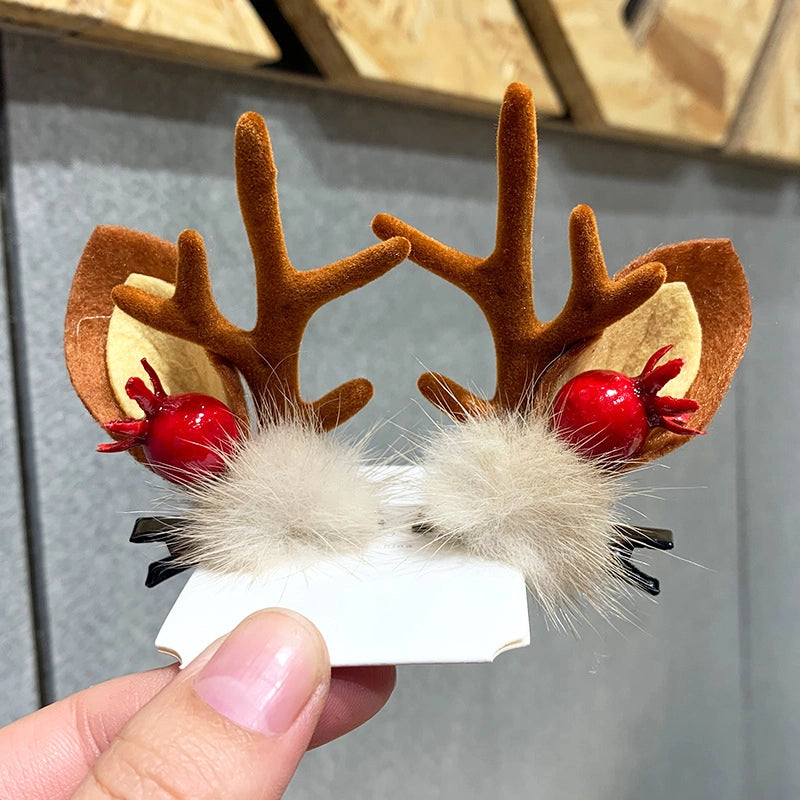 Christmas Fashion Antlers Plush Festival