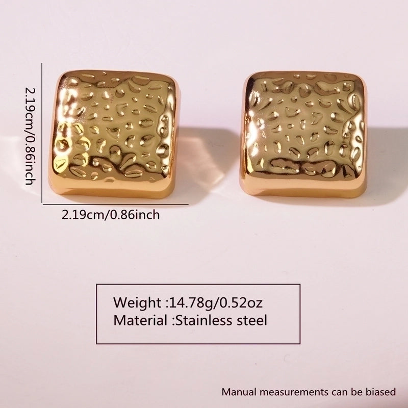 1 Pair Vintage Style Classic Style Heart Shape Flower Heart Flowers 304 Stainless Steel Imitation Gold Drop Earrings Ear Studs