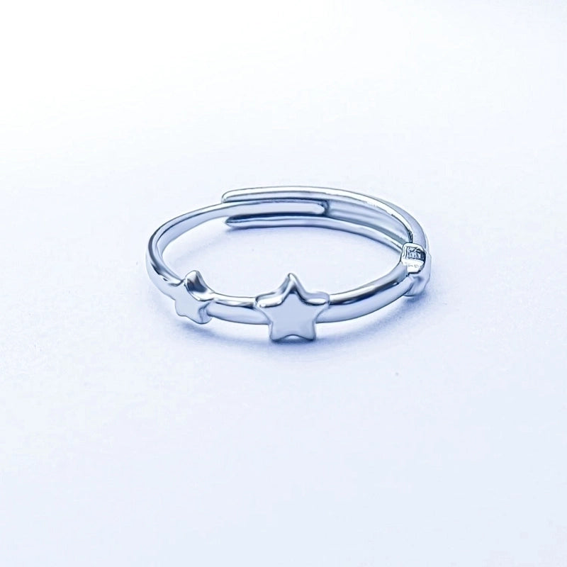 Minimalist Heart Shape Titanium Steel Open Rings
