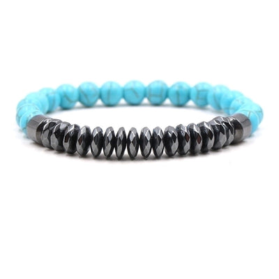 Minimalist Geometric Natural Stone Beaded Bracelets 1 Piece