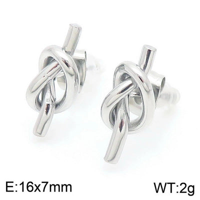 1 Pair Minimalist Circle 304 Stainless Steel 18K Gold Plated Ear Studs