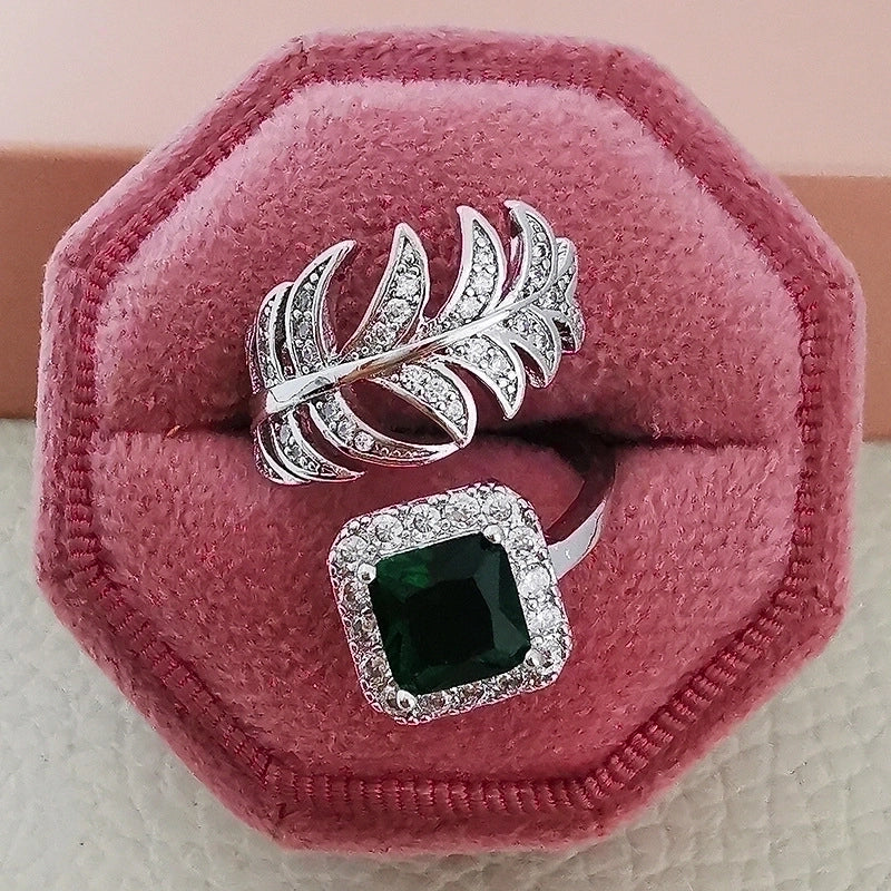 1 Piece Fashion Butterfly Copper Inlay Zircon Open Ring