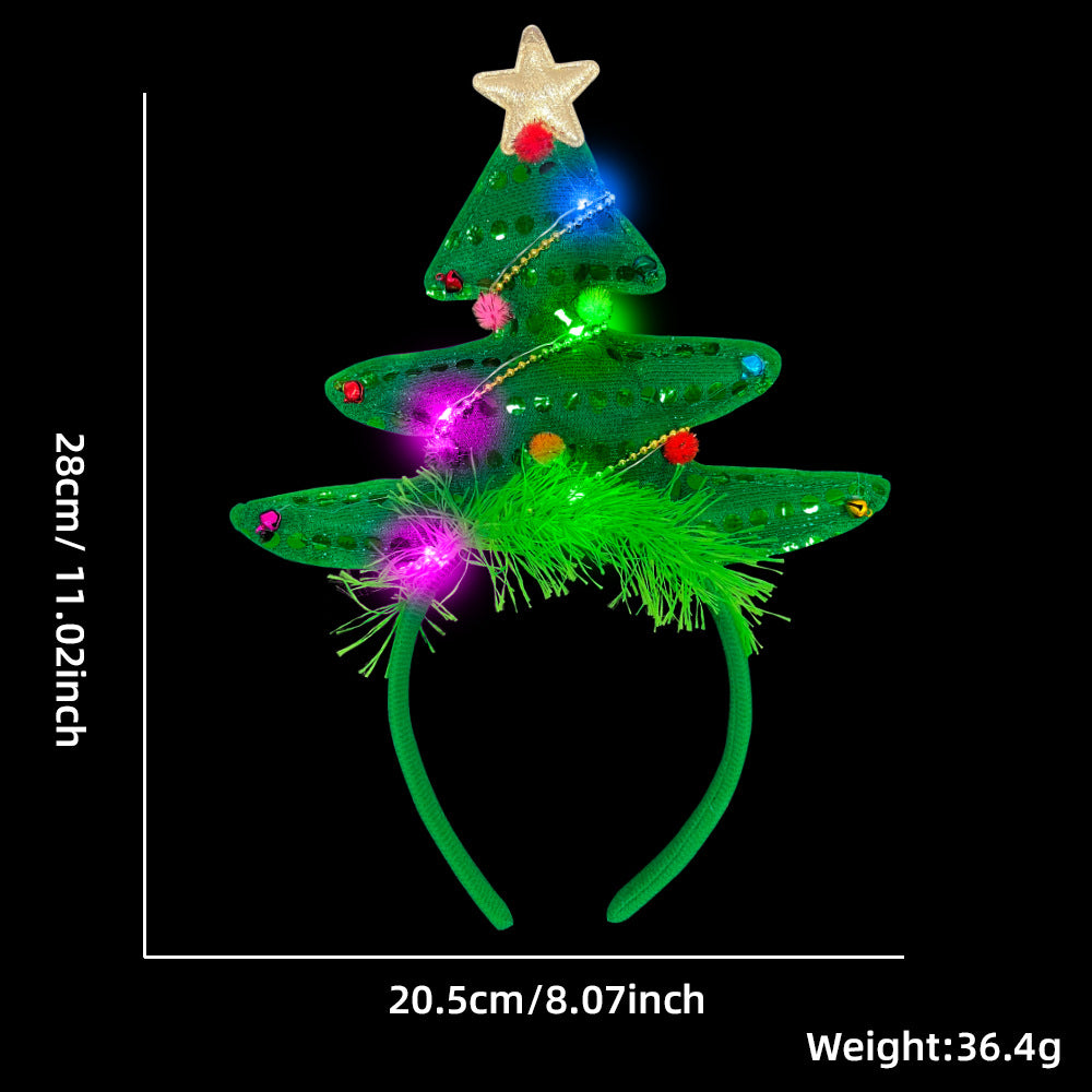 Christmas Cartoon Style Cute Exaggerated Christmas Hat Plastic Festival Street Headband