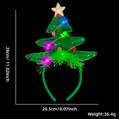 Christmas Cartoon Style Cute Exaggerated Christmas Hat Plastic Festival Street Headband