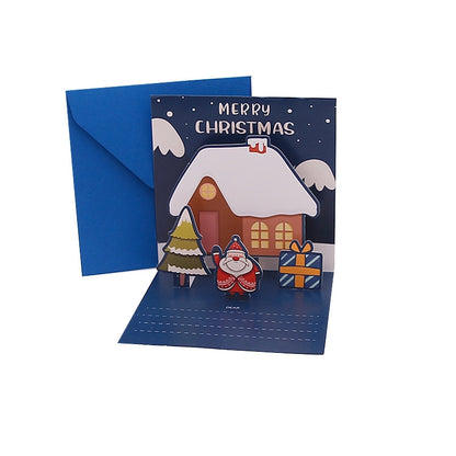 Christmas Sweet Color Block Festival Card