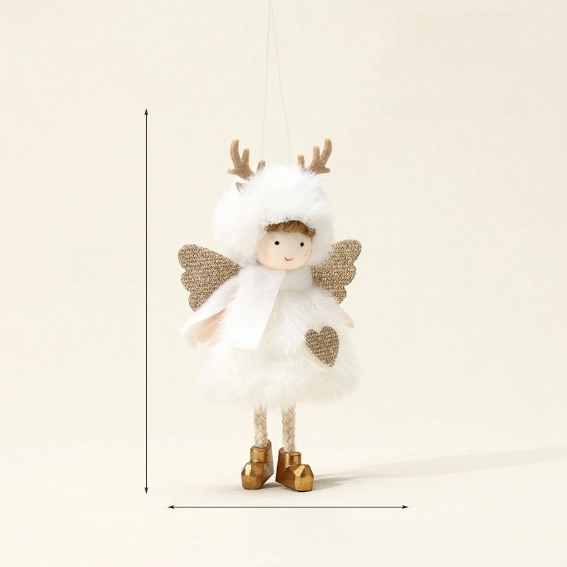 Christmas Angel Cloth Plush Party Hanging Ornaments