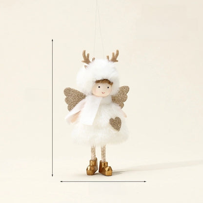 Christmas Angel Cloth Plush Party Hanging Ornaments