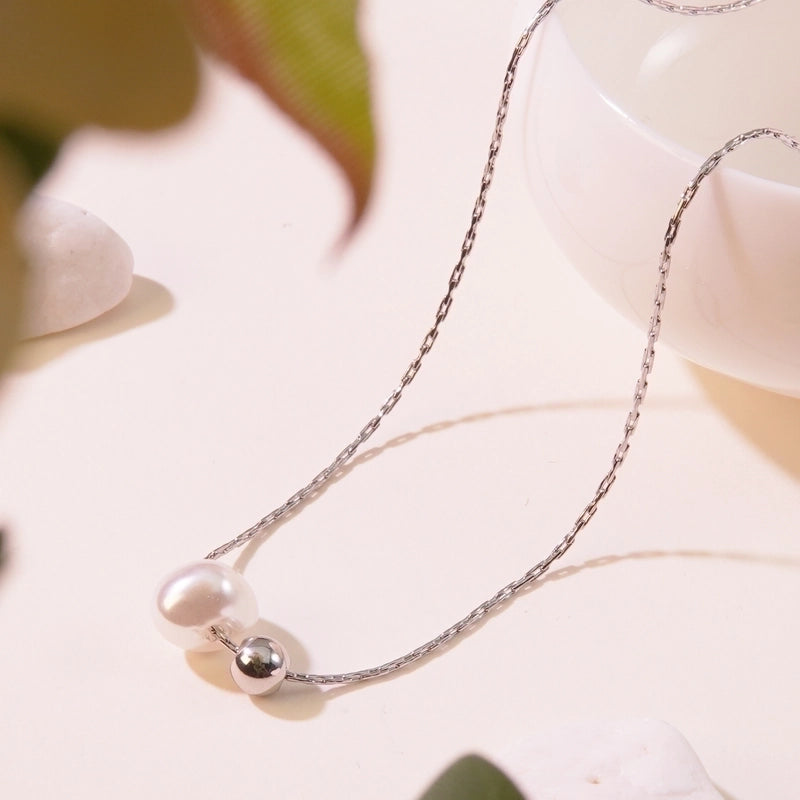 Sweet Minimalist Solid Color 304 Stainless Steel 18K Gold Plated Plating Pendant Necklace