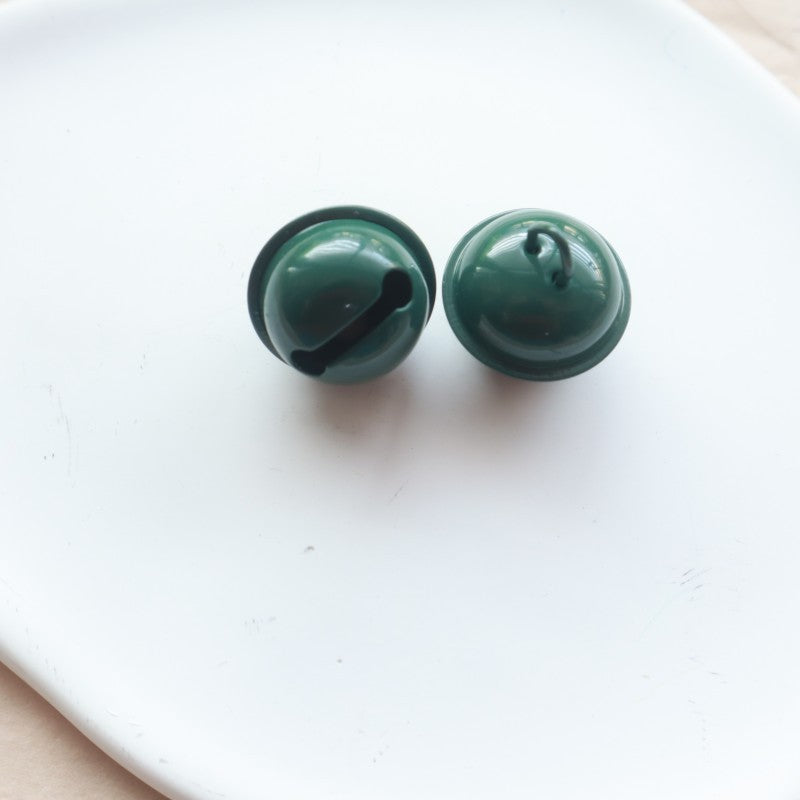 100 Pieces Fashion Bell Metal Iron Plating Christmas Women'S Keychain