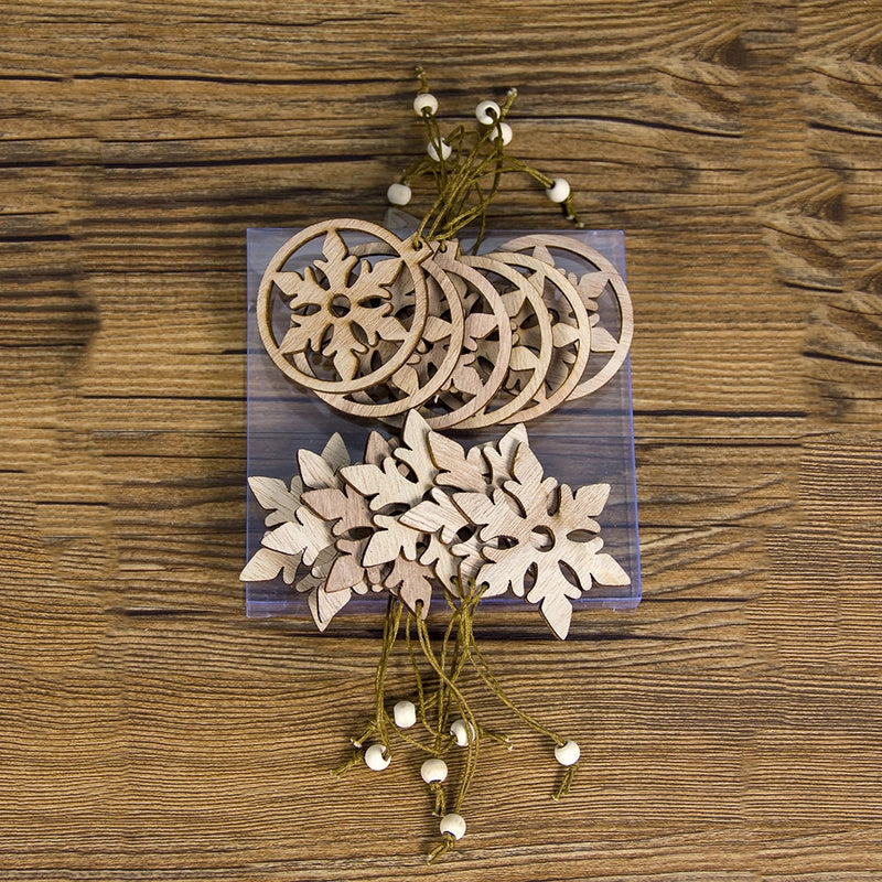 Christmas Wood Party Hanging Ornaments