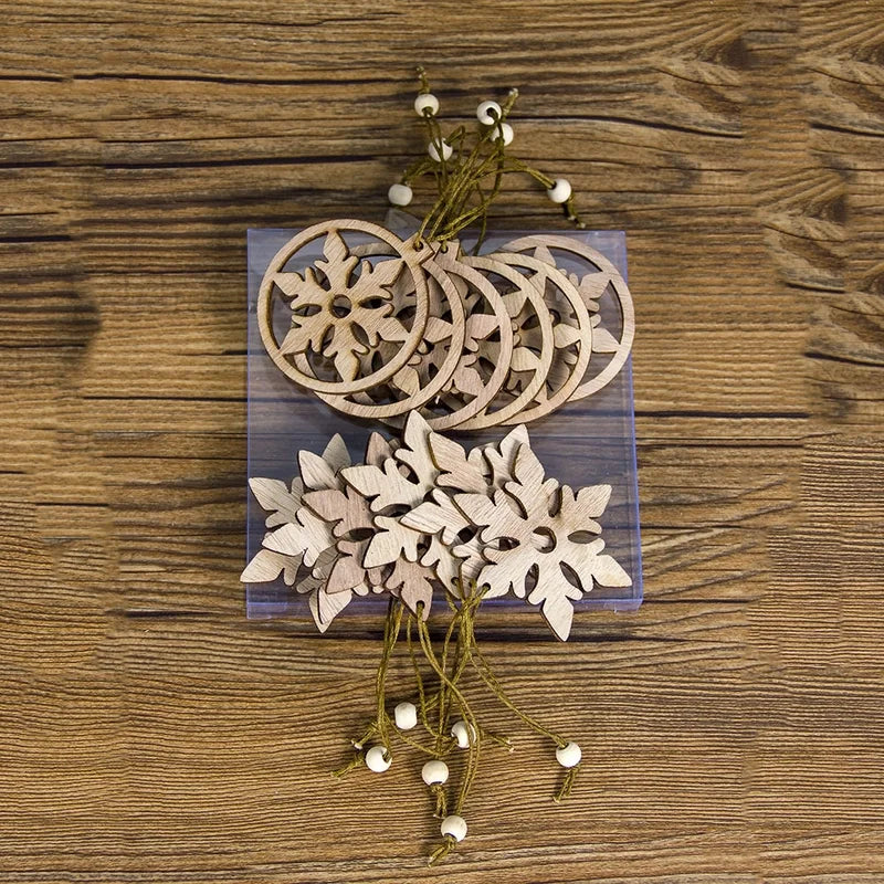 Christmas Wood Party Hanging Ornaments