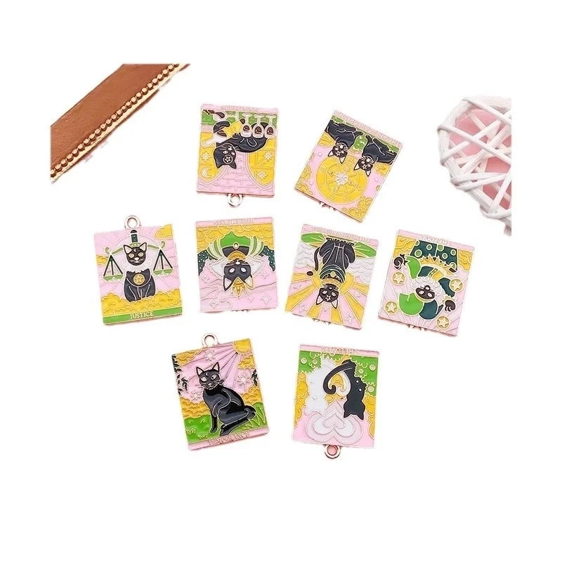 1 Piece 21*28mm Alloy Cat Polished Pendant