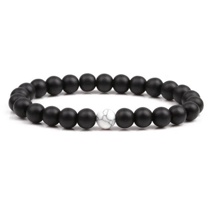 Fashion Geometric Natural Stone No Inlaid Bracelets In Bulk