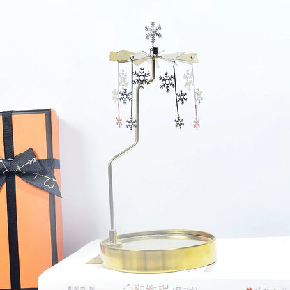 Novelty Solid Color Stainless Steel Metal Candlestick