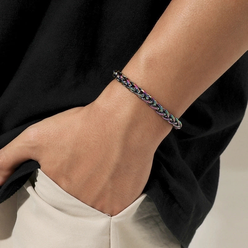 Minimalist Printing Stainless Steel Bracelets In Bulk