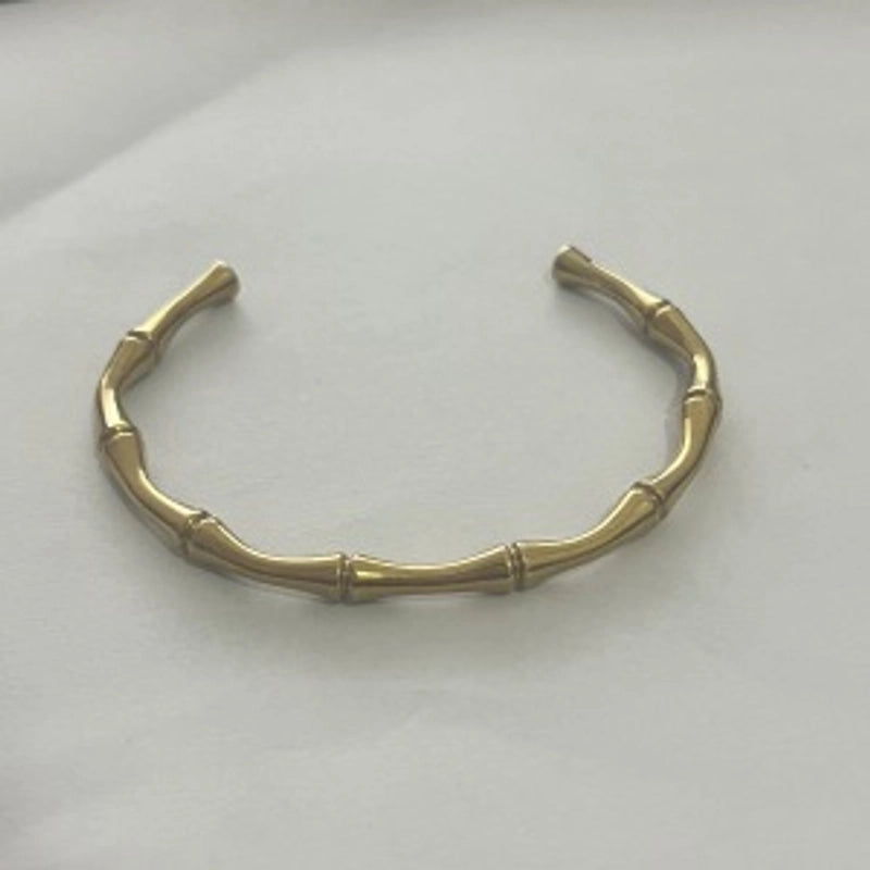 Casual Minimalist Streetwear Geometric 304 Stainless Steel Bangle In Bulk