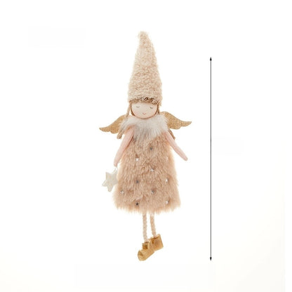 Christmas Angel Cloth Plush Party Hanging Ornaments