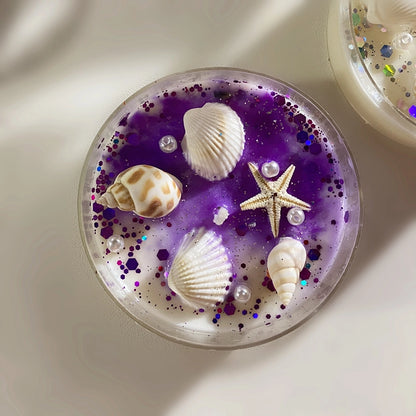 Beach Starfish Shell Soy Wax Candle