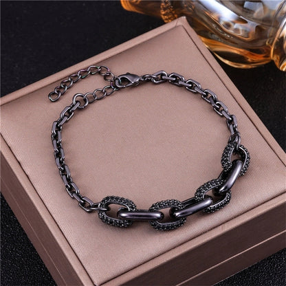 Vintage Style Minimalist Animal Letter Copper Bracelets Cuban Link Chain Curb Chain Cable Chain Box Chain
