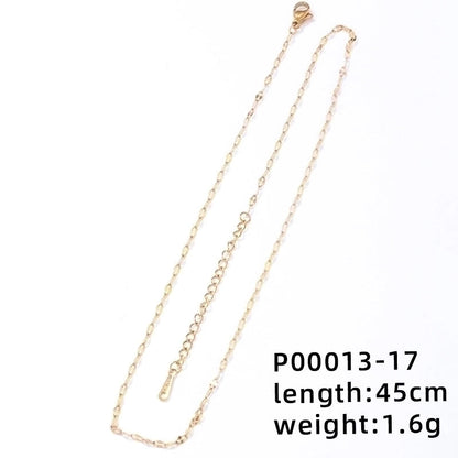 IG Style Minimalist Universe Starry Sky 304 Stainless Steel Copper Plating Inlay Gold Plated Zircon Charms Necklace