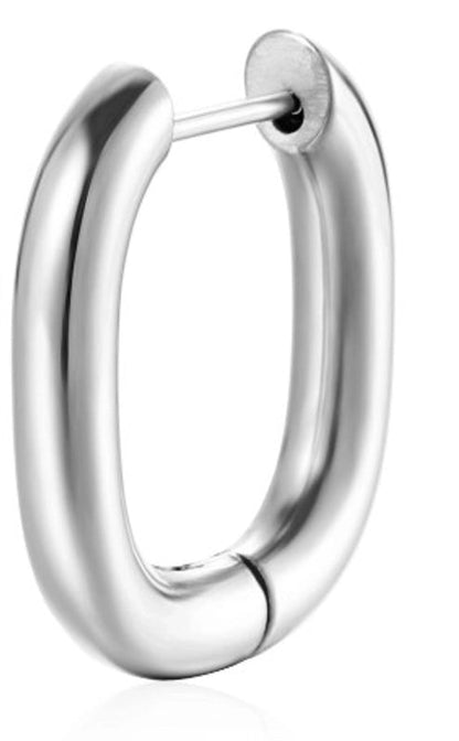 1 Piece Fashion Square Star Heart Shape 201 Stainless Steel 18K Gold Plated Earrings