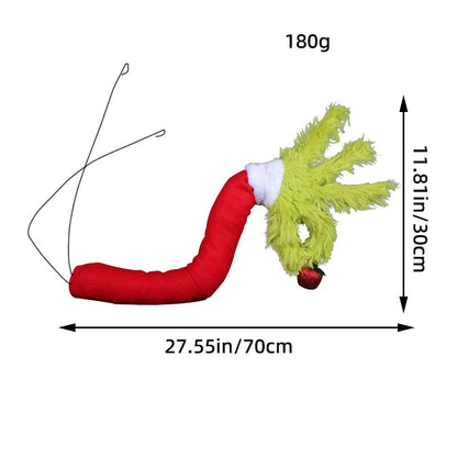 Plush Toy Grinch Green Furry Monster Doll Christmas Green Grinch Plush Toy