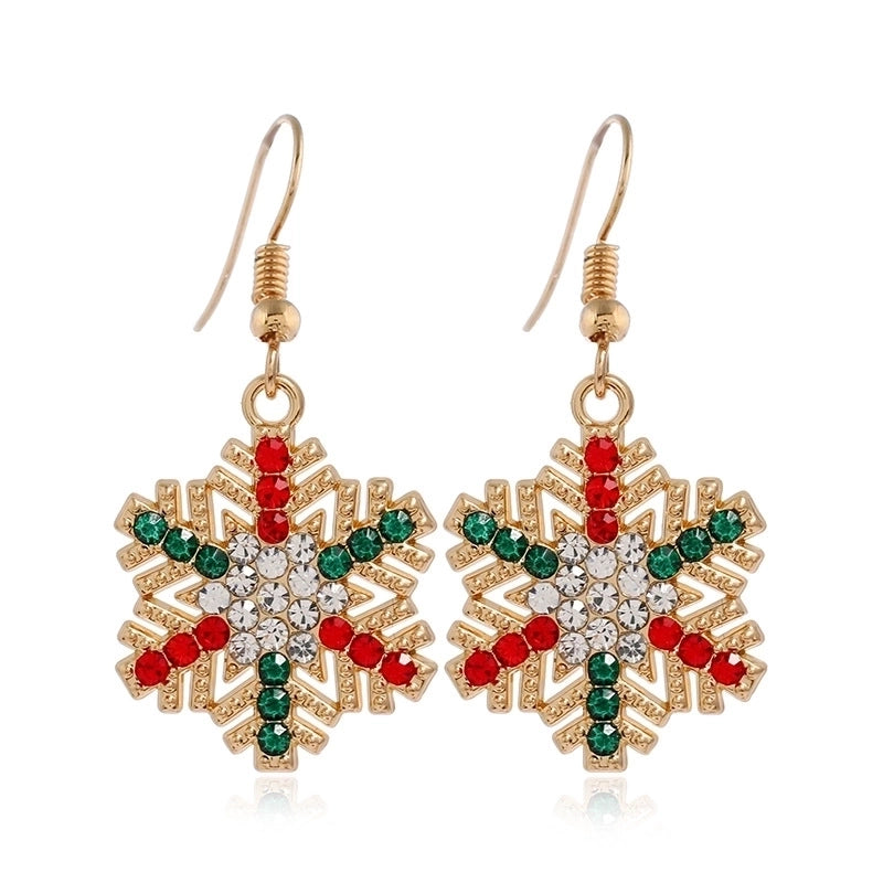 Fashion Christmas Tree Santa Claus Alloy Plating Women's Drop Earrings 1 Pair