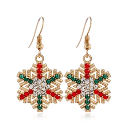 Fashion Christmas Tree Santa Claus Alloy Plating Women's Drop Earrings 1 Pair