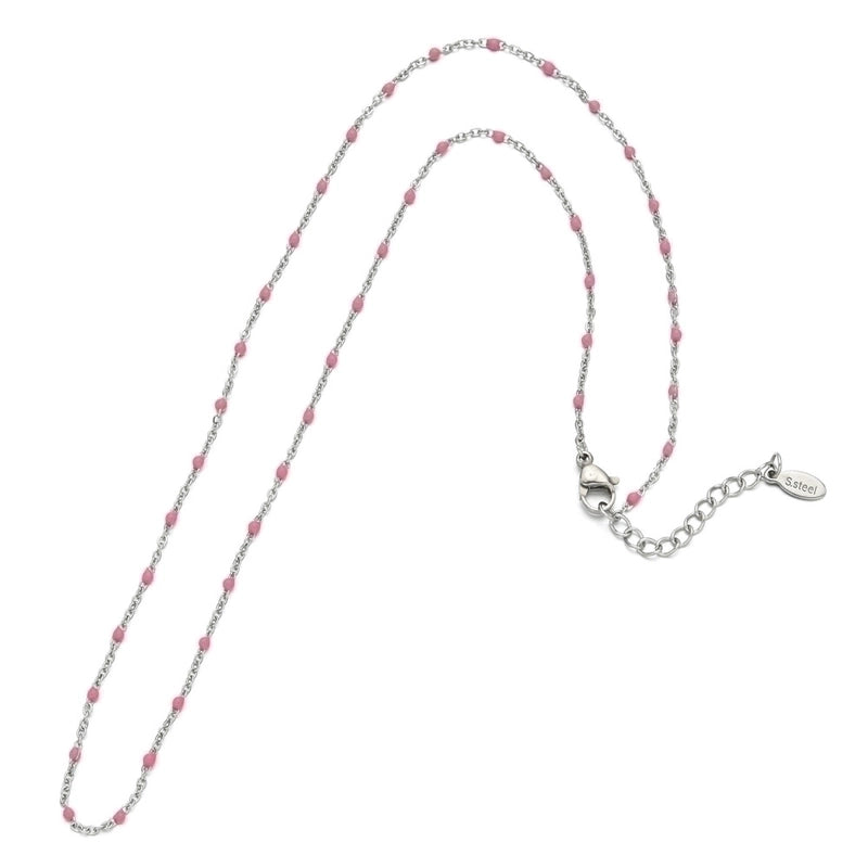 Minimalist Printing Stainless Steel Alloy Plating Gold Plated Necklace