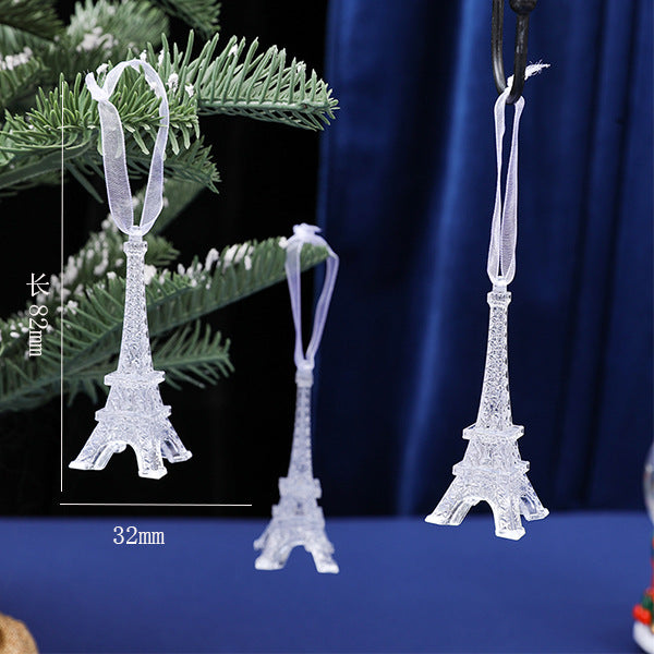 Christmas Design Christmas Tree Snowflake Reindeer Keychain Acrylic Ice Stick Pendant