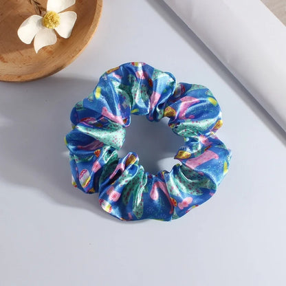 Classic Style Women's Plaid Snowflake Cloth Hair Tie