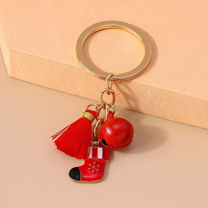 Commute Snowflake Christmas Women's Metal Keychains Keychains