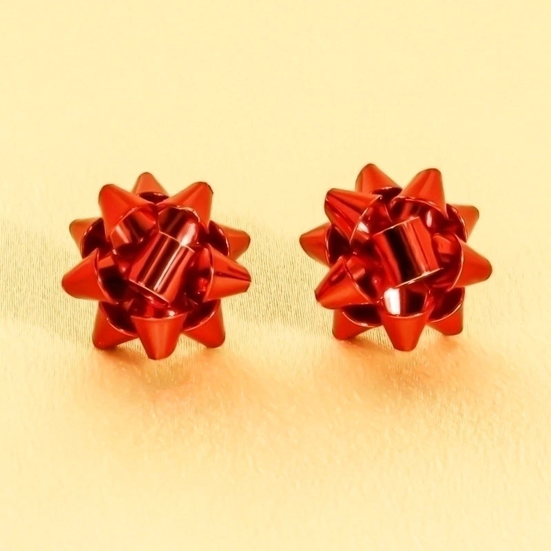 1 Pair Minimalist Snowflake Irregular Alloy Ear Studs