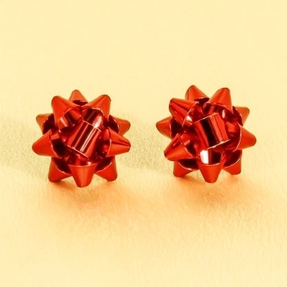 1 Pair Minimalist Snowflake Irregular Alloy Ear Studs