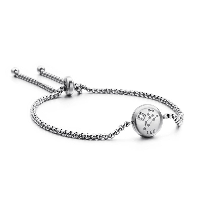 Constellation Titanium Steel 18K Gold Plated Bracelets In Bulk