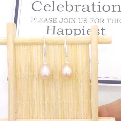 1 Pair Retro Water Droplets Freshwater Pearl Drop Earrings