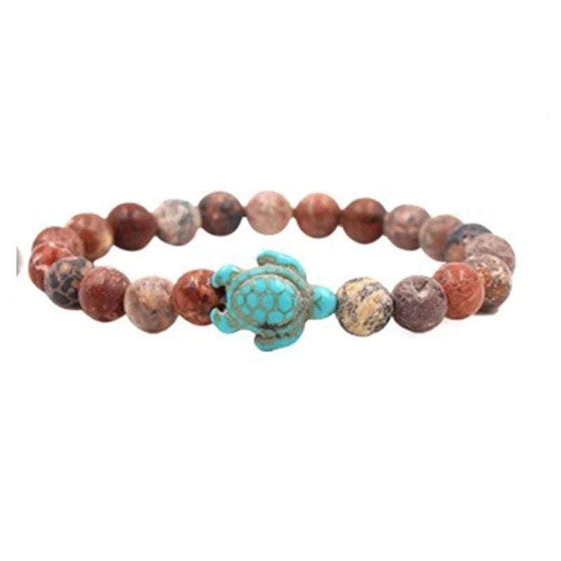 Ethnic Style Animal Multicolor Natural Stone Beaded Bracelets