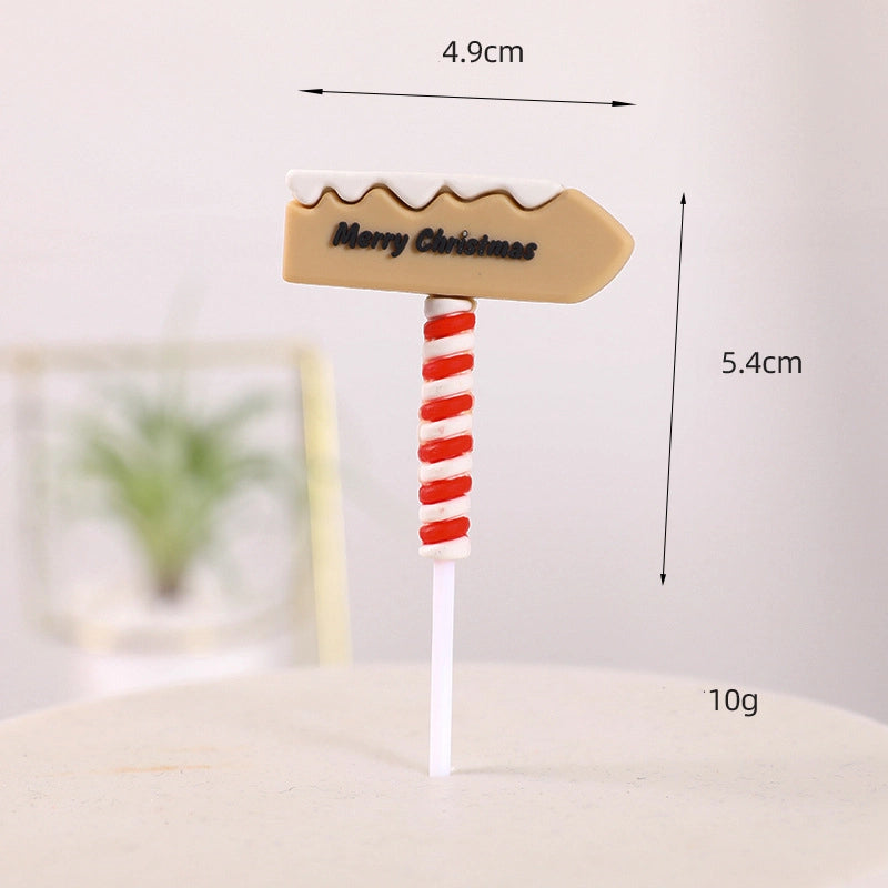 Christmas Santa Claus Soft Glue Party Cake Decorating Supplies