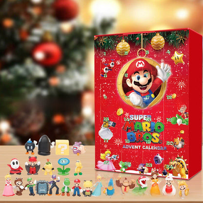 Christmas Mickey Mouse Blind Box Decoration Home Garden 24-grid Design Home Doll Figurine