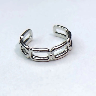 Minimalist Heart Shape Titanium Steel Open Rings