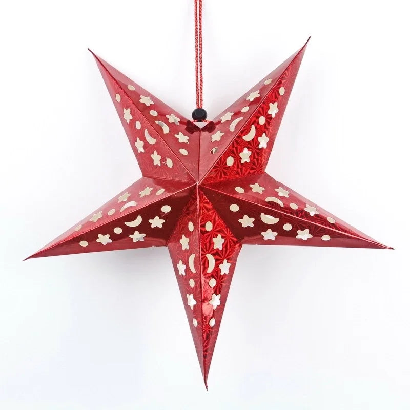 Christmas Christmas Star Party Decorative Props Decorations Hanging Ornaments
