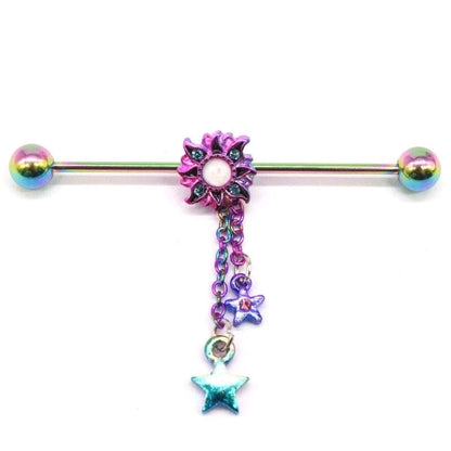 1 Piece Minimalist Classic Style Rose Floral Plating Inlay Stainless Steel Copper Rhinestones Zircon White Gold Plated Gold Plated Ear Studs