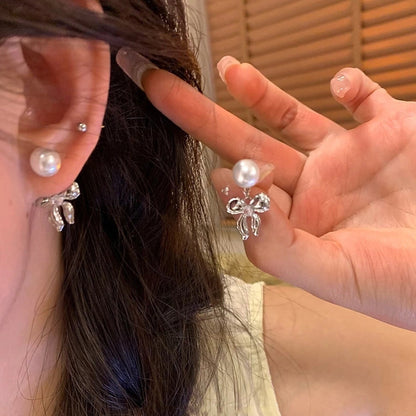 1 Pair Casual Minimalist Round Heart Shape Plating Inlay Copper Zircon Earrings