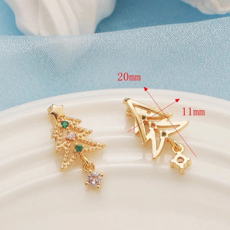 1 Piece Alloy Heart Shape Flower Pendant