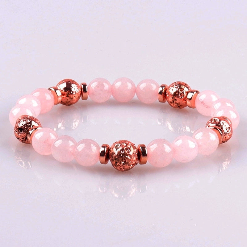 Fashion Round Artificial Crystal Turquoise Beaded Bracelets