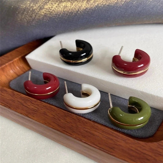 1 Pair Vintage Style Geometric Plating Copper Earrings