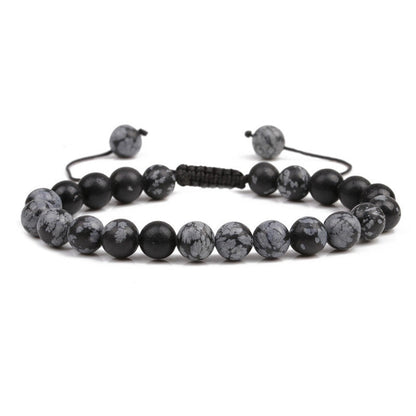 Fashion Geometric Agate No Inlaid Natural Stone Bracelet In Bulk