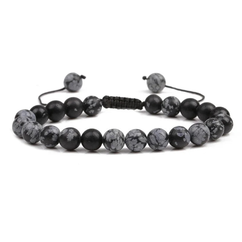 Fashion Geometric Agate No Inlaid Natural Stone Bracelet In Bulk