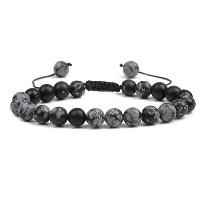 Fashion Geometric Agate No Inlaid Natural Stone Bracelet In Bulk