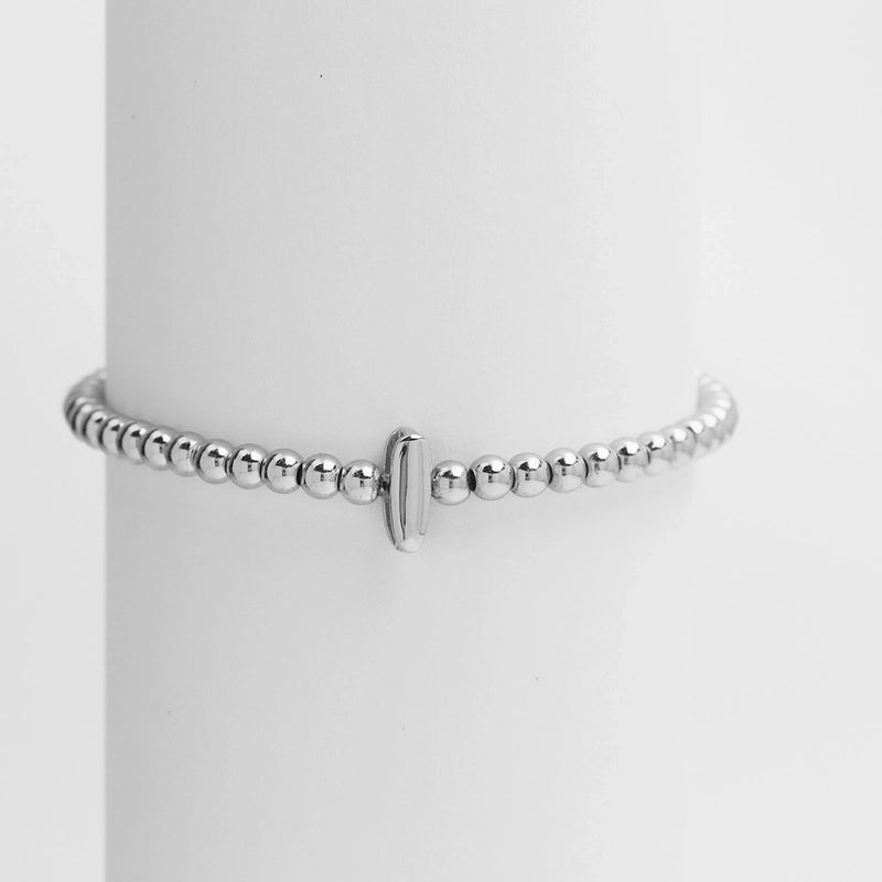 Copper Minimalist Plating Letter Bracelets